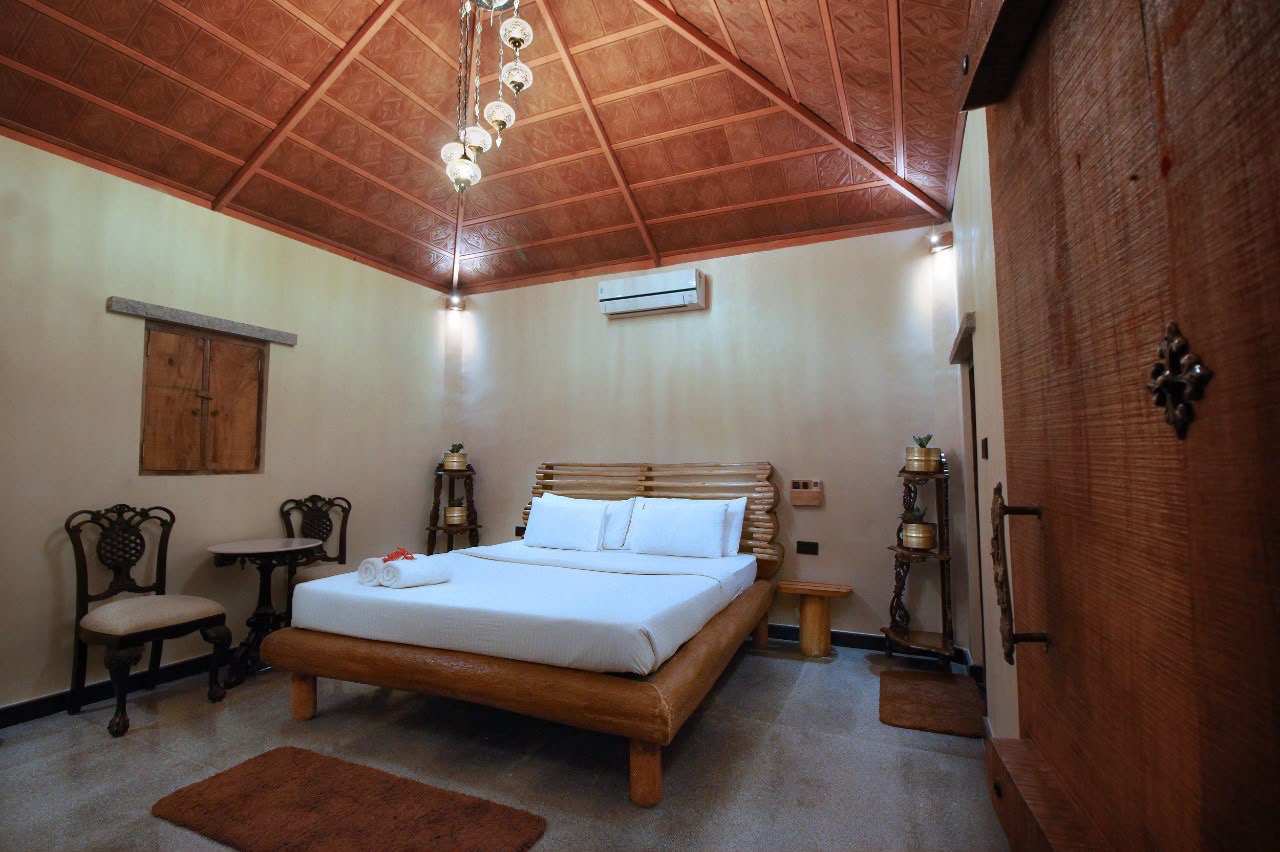 Heritage Family Cottage accommodation at Mango Mist Resorts, Bengaluru